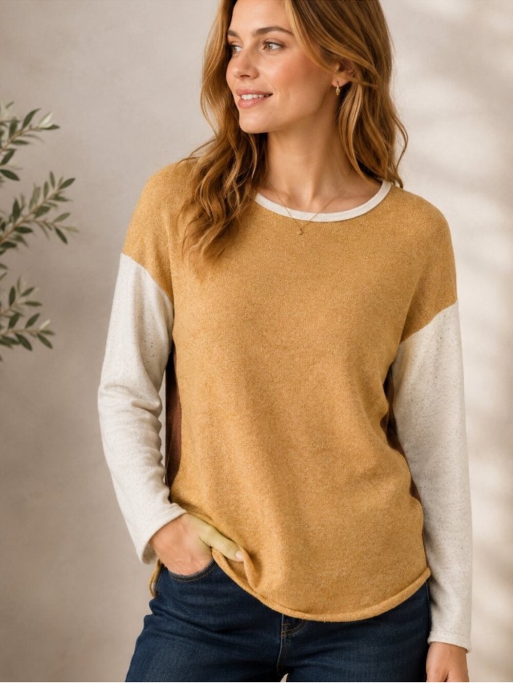 Smartwool color block sweater medium